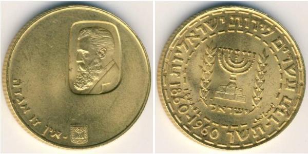 20 Ліра Ізраїль (1948 - ) Золото 