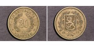 20 Марка Фінляндія (1917 - ) Бронза 