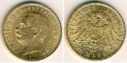 20 Марка Велике герцогство Баден (1806-1918) Золото 
