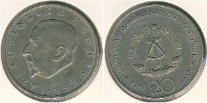 20 Марка Германская Демократическая Республика (1949-1990) Никель/Медь 