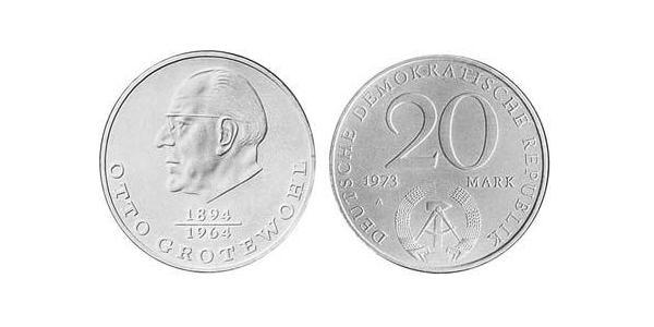 20 Марка Германская Демократическая Республика (1949-1990) Никель/Медь 