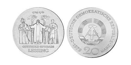 20 Марка Німецька Демократична Республіка (1949-1990) Срібло 