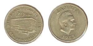 20 Нгве Замбия (1964 - ) Никель/Медь 