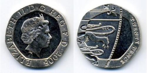 20 Пенни Великобритания (1922-)  