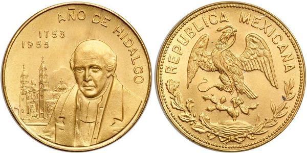 20 Песо Мексиканські Сполучені Штати (1867 - ) Золото Miguel Hidalgo