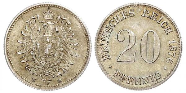 20 Пфенниг Германия Серебро Wilhelm I, German Emperor (1797-1888)