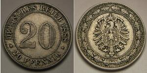 20 Пфеніг Німецька імперія (1871-1918)  