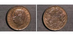 20 Рейс Королевство Португалия (1139-1910) Бронза Луиш I (1838 - 1889)