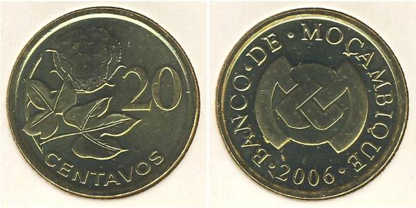 20 Сентаво Мозамбик  