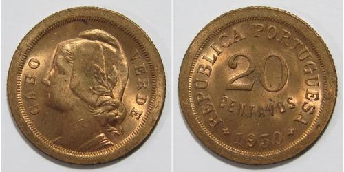 20 Сентаво Кабо Верде (1456 - 1975) Бронза 