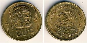 20 Сентаво Мексиканські Сполучені Штати (1867 - ) Бронза 