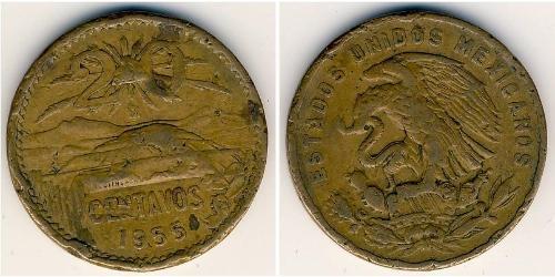 20 Сентаво Мексиканські Сполучені Штати (1867 - ) Бронза 
