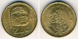 20 Сентаво Соединённые Штаты Мексики (1867 - ) Латунь 