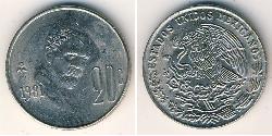 20 Сентаво Мексиканські Сполучені Штати (1867 - ) Нікель/Мідь 