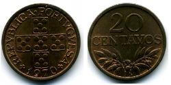 20 Centavo Second Portuguese Republic (1933 - 1974) 青铜 