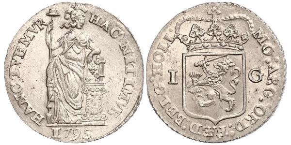 20 Стівер / 1 Гульден Королівство Нідерланди (1815 - ) Срібло 
