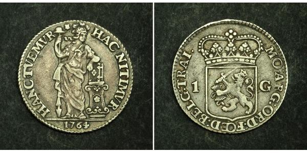 20 Стівер / 1 Гульден Королівство Нідерланди (1815 - ) Срібло 