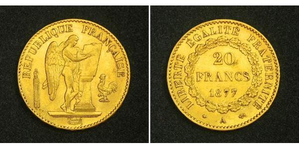 20 Франк Третья французская республика (1870-1940)  Золото 