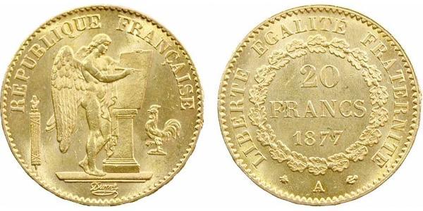 20 Франк Третья французская республика (1870-1940)  Золото 