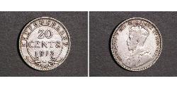 20 Cent Terre-Neuve-et-Labrador Argent George V (1865-1936)