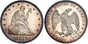 20 Цент США (1776 - ) Мідь/Срібло 
