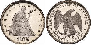 20 Цент США (1776 - ) Мідь/Срібло 