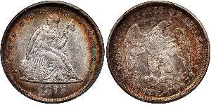 20 Цент США (1776 - ) Мідь/Срібло 