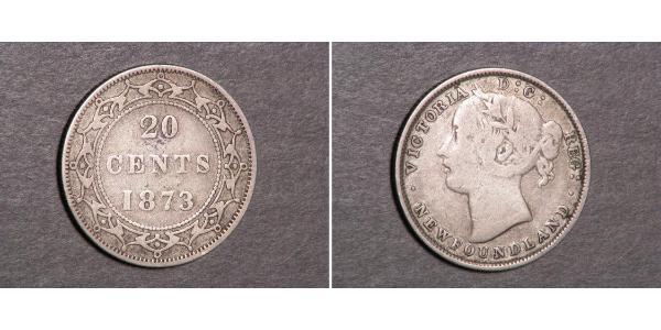 20 Цент Канада / Ньюфаундленд и Лабрадор Серебро Виктория (1819 - 1901)