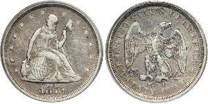 20 Цент США (1776 - ) Серебро/Медь 