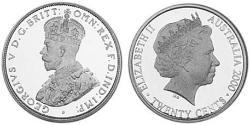 20 Цент Австралія (1939 - ) Срібло Єлизавета II (1926-2022)