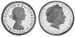 20 Цент Австралія (1939 - ) Срібло Єлизавета II (1926-2022)