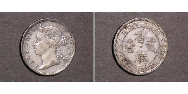 20 Цент Гонконг Срібло Вікторія (1819 - 1901)
