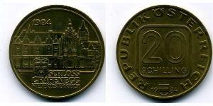 20 Шиллинг Австрийская Республика(1955 - ) Алюминий/Никель/Медь 