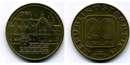 20 Шиллинг Австрийская Республика(1955 - ) Алюминий/Никель/Медь 