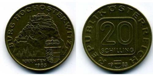 20 Шиллинг Австрийская Республика(1955 - ) Алюминий/Никель/Медь 