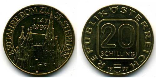 20 Шилінг Австрійська Республіка (1955 - ) Нікель/Мідь/Алюміній 