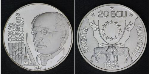 20 Экю Финляндия Серебро 