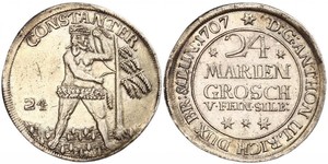 24 Mariengroschen States of Germany Argent 