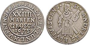 24 Mariengroschen States of Germany Argent 