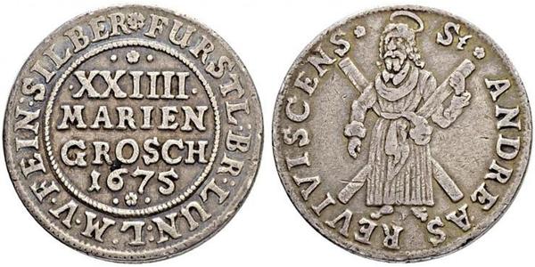 24 Mariengroschen Stati federali della Germania Argento 