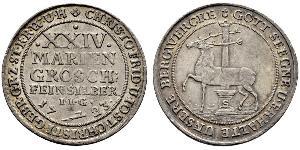 24 Mariengroschen Sacro Imperio Romano (962-1806) / States of Germany Plata 