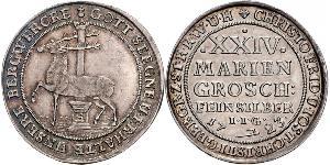 24 Mariengroschen Sacro Imperio Romano (962-1806) / States of Germany Plata 