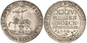 24 Mariengroschen Sacro Imperio Romano (962-1806) / States of Germany Plata 