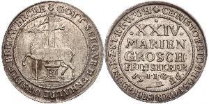 24 Mariengroschen Sacro Imperio Romano (962-1806) / States of Germany Plata 