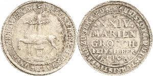 24 Mariengroschen Sacro Imperio Romano (962-1806) / States of Germany Plata 