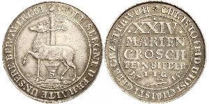 24 Mariengroschen Sacro Imperio Romano (962-1806) / States of Germany Plata 