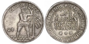 24 Mariengroschen States of Germany Silber 