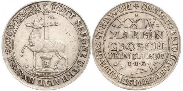 24 Mariengroschen Федеральные земли Германии / Священная Римская империя (962-1806) Серебро 