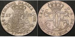 24 Skilling Dänemark Silber 