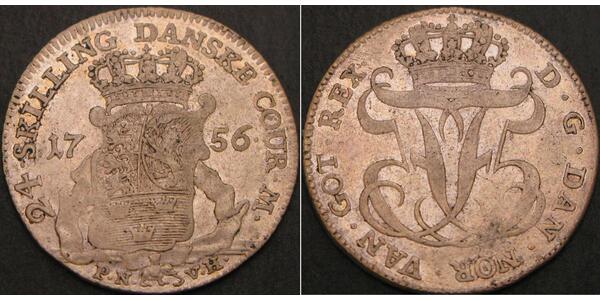 24 Skilling Denmark Silver 